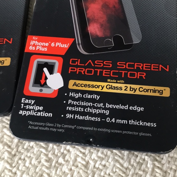 Black web iPhone 6 Plus/6s Plus screen protectors - Picture 4 of 4